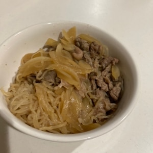 簡単和風牛丼